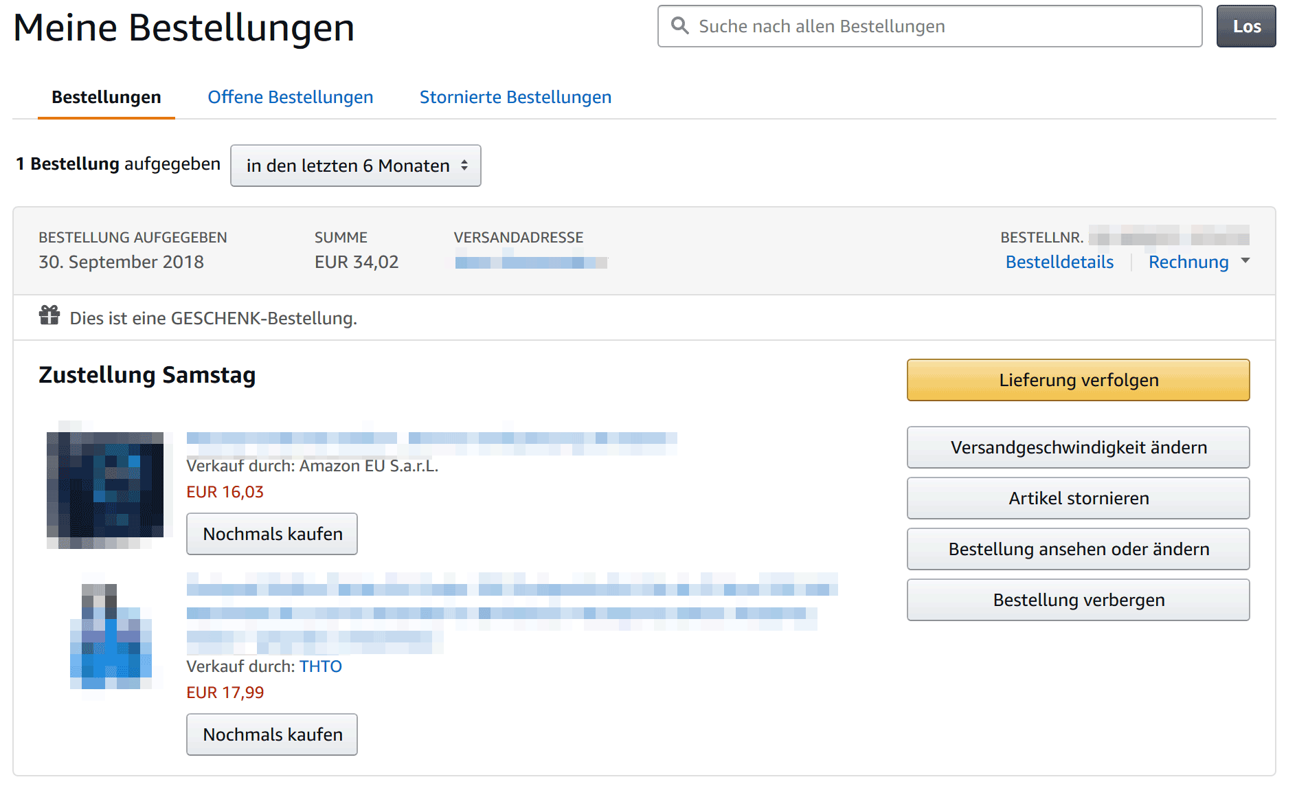 Amazon Lieferung Verzögert